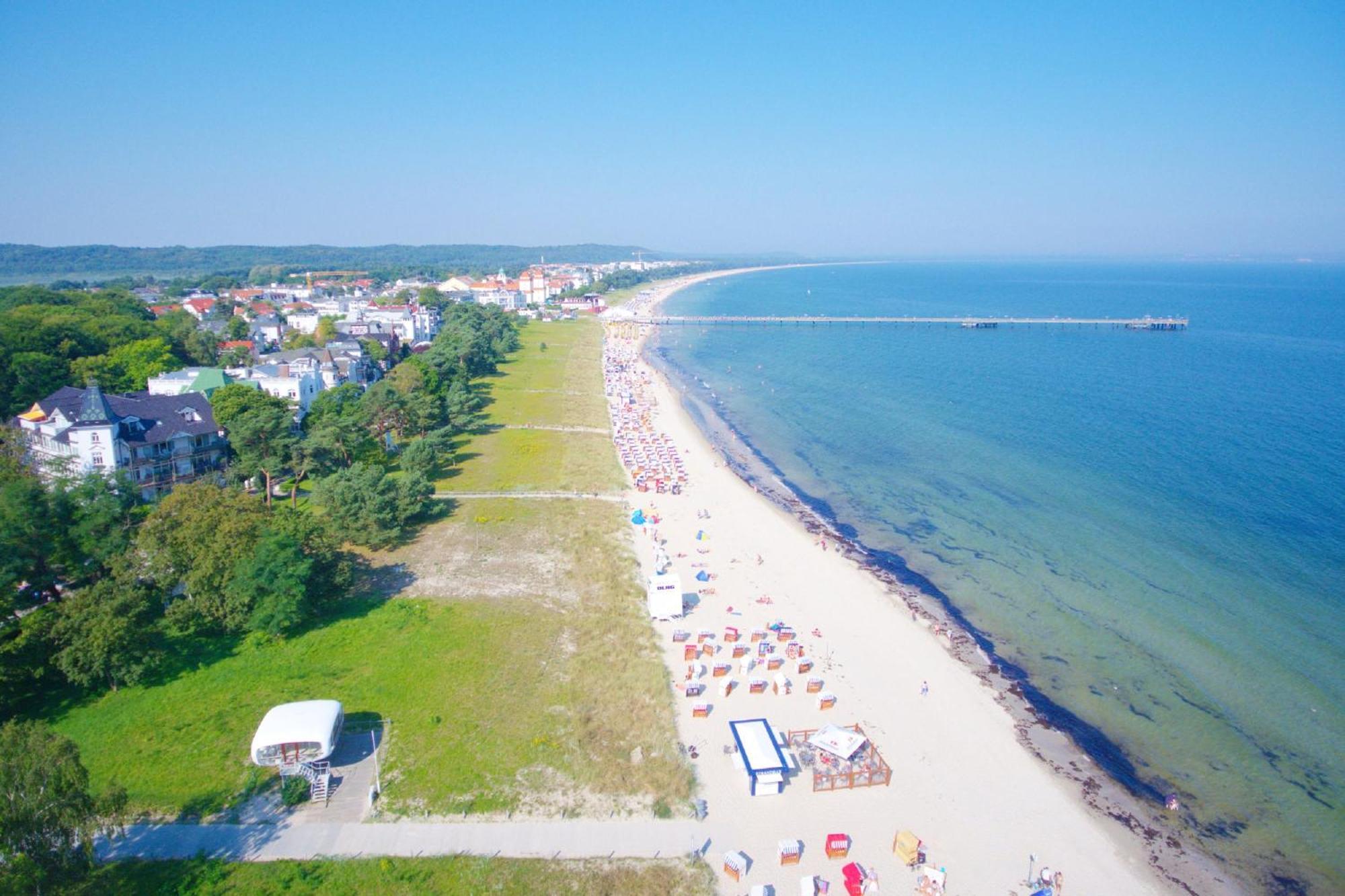 Aparthotel Ostsee Fewo 21 Balkon, Meerblick, Strand Остзебад Бинц Экстерьер фото